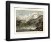 Snowy Mountains-null-Framed Giclee Print