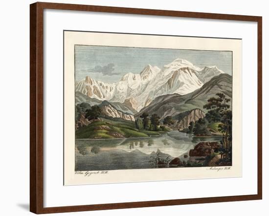 Snowy Mountains-null-Framed Giclee Print