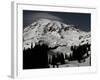 Snowy Mt. Rainer, Washington, USA-Michael Brown-Framed Photographic Print