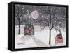 Snowy Night-Karla Gerard-Framed Stretched Canvas