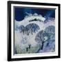 Snowy Night-Lisa Graa Jensen-Framed Giclee Print