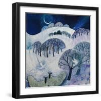 Snowy Night-Lisa Graa Jensen-Framed Giclee Print