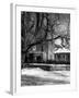 Snowy Old School House-null-Framed Photographic Print