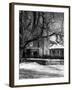 Snowy Old School House-null-Framed Photographic Print