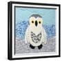 Snowy Owl-Betz White-Framed Premium Giclee Print