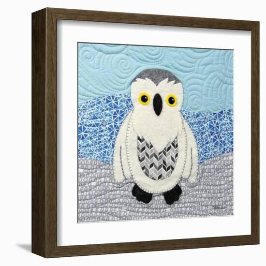 Snowy Owl-Betz White-Framed Art Print