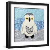 Snowy Owl-Betz White-Framed Art Print