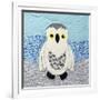 Snowy Owl-Betz White-Framed Art Print