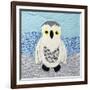 Snowy Owl-Betz White-Framed Art Print