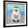 Snowy Owl-Betz White-Framed Art Print