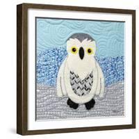 Snowy Owl-Betz White-Framed Art Print