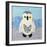 Snowy Owl-Betz White-Framed Art Print