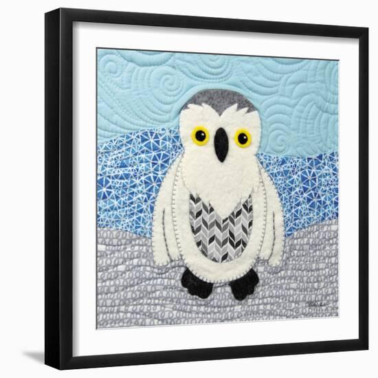 Snowy Owl-Betz White-Framed Art Print