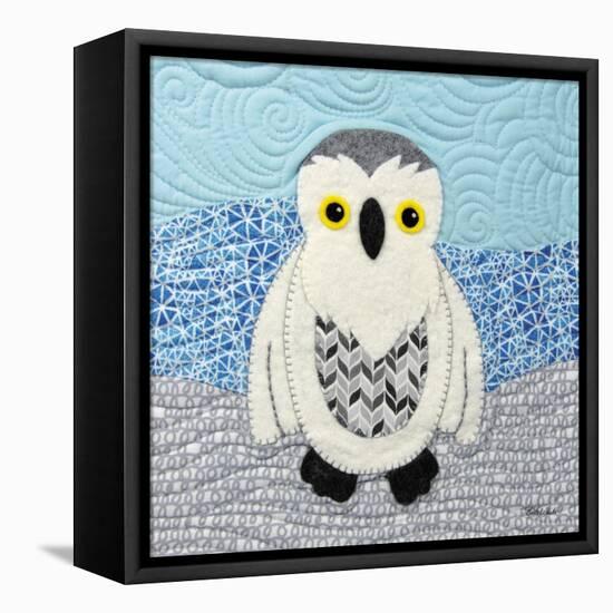 Snowy Owl-Betz White-Framed Stretched Canvas