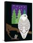 Snowy Owl-Marie Sansone-Framed Stretched Canvas