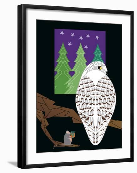 Snowy Owl-Marie Sansone-Framed Giclee Print