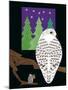 Snowy Owl-Marie Sansone-Mounted Giclee Print