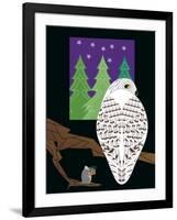 Snowy Owl-Marie Sansone-Framed Giclee Print