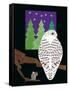 Snowy Owl-Marie Sansone-Framed Stretched Canvas