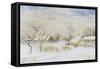 Snowy Pastures-Peter Ghent-Framed Stretched Canvas