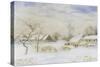 Snowy Pastures-Peter Ghent-Stretched Canvas