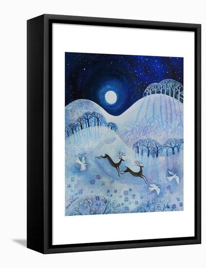 Snowy Peace, 2011-Lisa Graa Jensen-Framed Stretched Canvas