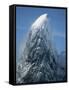 Snowy Peak on Antarctic Coast-George Lepp-Framed Stretched Canvas