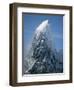 Snowy Peak on Antarctic Coast-George Lepp-Framed Photographic Print