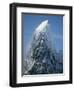 Snowy Peak on Antarctic Coast-George Lepp-Framed Photographic Print