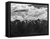 Snowy Peaks of the Olympic Mountains-Peter Stackpole-Framed Stretched Canvas