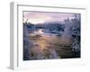 Snowy Riverscape, Vindelfjallen Nr, Umea, Sweden-Christer Fredriksson-Framed Premium Photographic Print