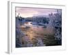 Snowy Riverscape, Vindelfjallen Nr, Umea, Sweden-Christer Fredriksson-Framed Photographic Print