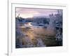 Snowy Riverscape, Vindelfjallen Nr, Umea, Sweden-Christer Fredriksson-Framed Photographic Print