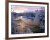 Snowy Riverscape, Vindelfjallen Nr, Umea, Sweden-Christer Fredriksson-Framed Photographic Print