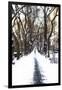 Snowy road Central Park-Philippe Hugonnard-Framed Giclee Print