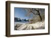 Snowy scene from Lower Brockhampton, Herefordshire, England, UK, December.-Will Watson-Framed Photographic Print