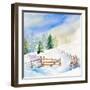 Snowy Serenity I-Lanie Loreth-Framed Art Print