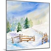 Snowy Serenity I-Lanie Loreth-Mounted Art Print