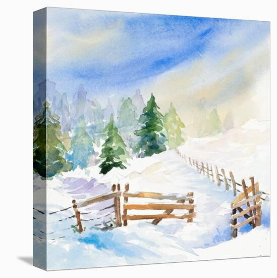 Snowy Serenity I-Lanie Loreth-Stretched Canvas