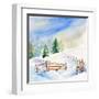 Snowy Serenity I-Lanie Loreth-Framed Art Print