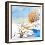 Snowy Serenity II-Lanie Loreth-Framed Art Print