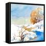 Snowy Serenity II-Lanie Loreth-Framed Stretched Canvas