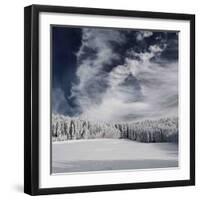 Snowy Sky-Philippe Sainte-Laudy-Framed Premium Photographic Print