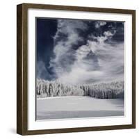 Snowy Sky-Philippe Sainte-Laudy-Framed Photographic Print