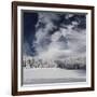 Snowy Sky-Philippe Sainte-Laudy-Framed Photographic Print