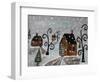 Snowy Sky-Karla Gerard-Framed Giclee Print