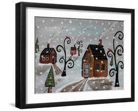 Snowy Sky-Karla Gerard-Framed Giclee Print