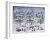 Snowy Streets-Bill Bell-Framed Giclee Print