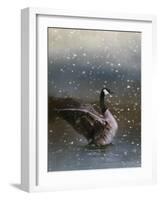 Snowy Swim-Jai Johnson-Framed Giclee Print
