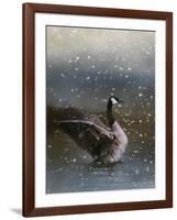 Snowy Swim-Jai Johnson-Framed Giclee Print